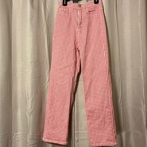 70ds style high rise pants